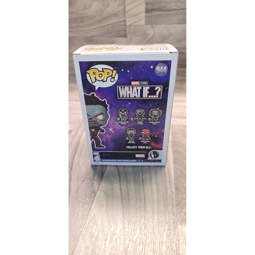 Funko Pop!!! Marvel Studios!! What If? Zombie Iron Man!! Vinyl Figure #944